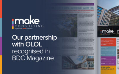 Our Partnership with Our Lady of Lourdes recognised in the BDC Magazine.